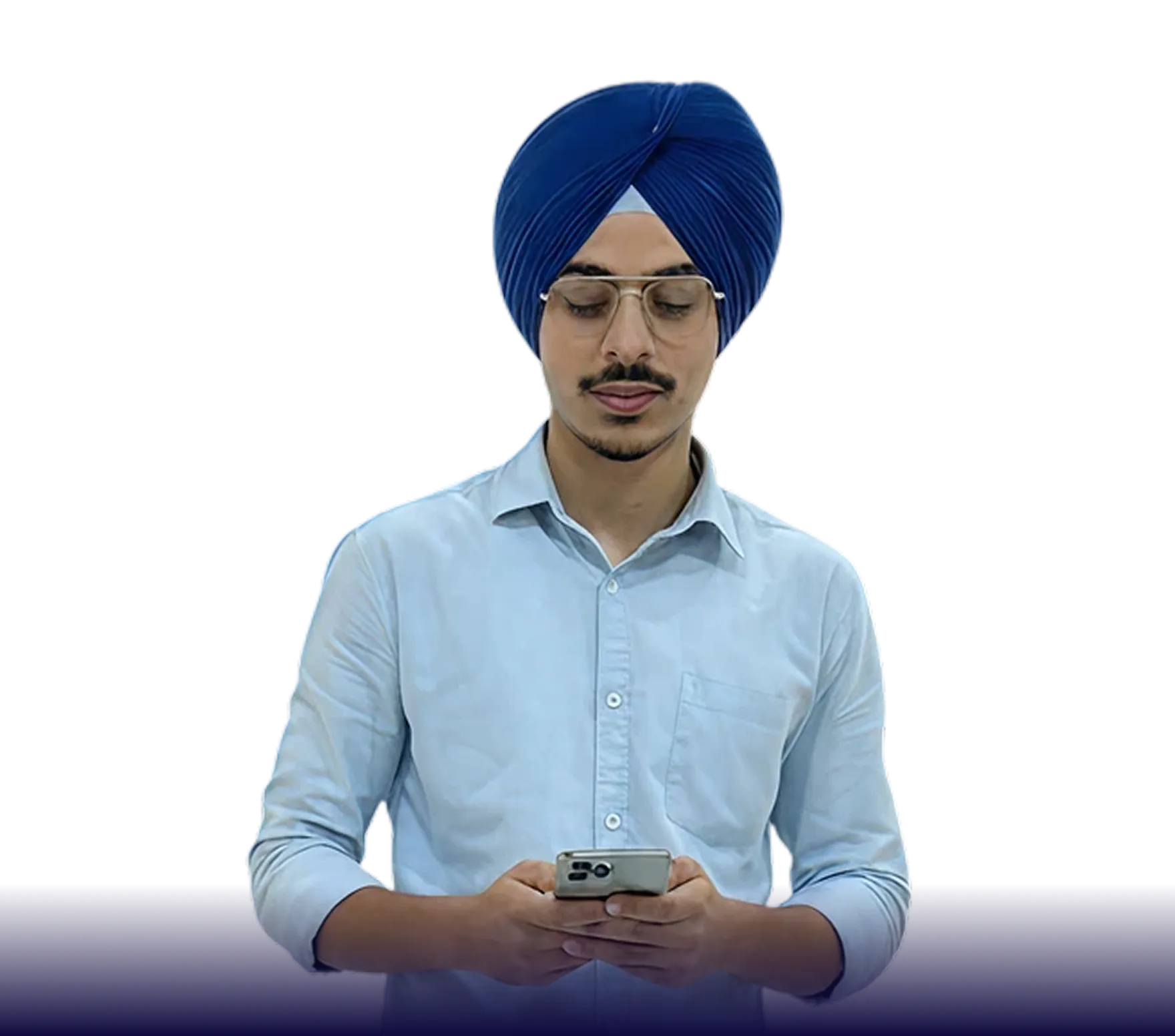 SEO consultant on phone