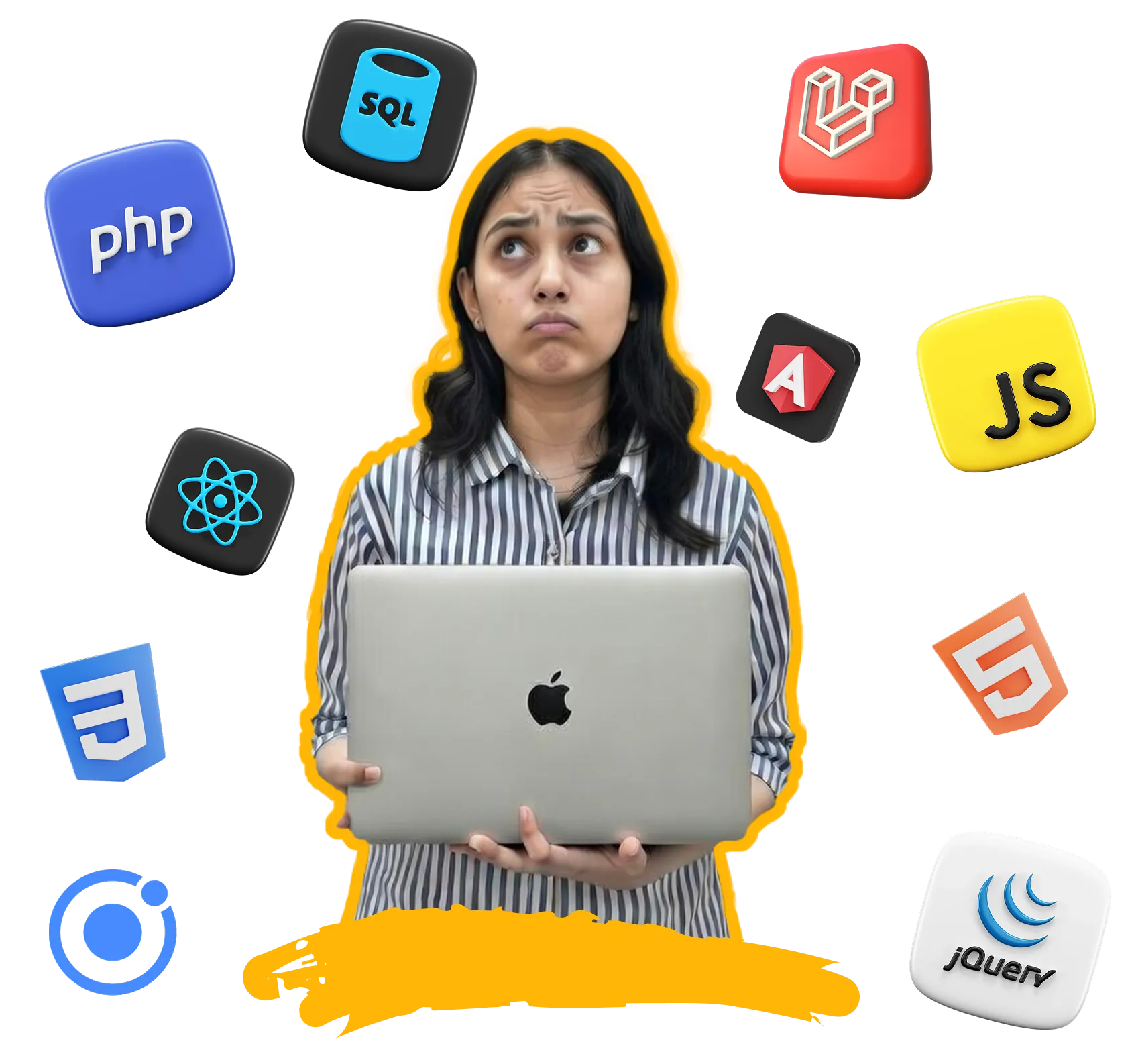Frameworks and languages illustration