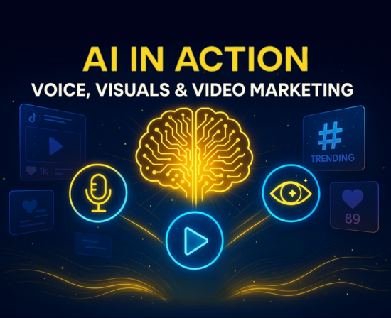 AI in Action: Voice, Visuals, and Video Marketing - Webcooks Technologies