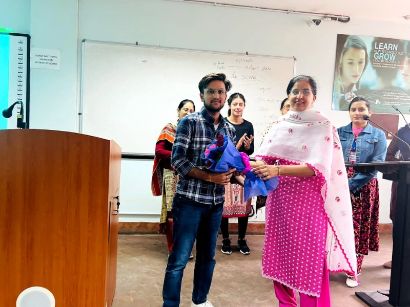 Inspiring event at GNDU, where students and professionals collaborate on innovative ideas