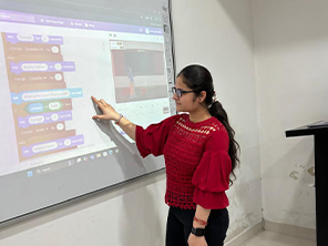 Interactive session with DAV students at Webcooks Digital Marketing Institute
